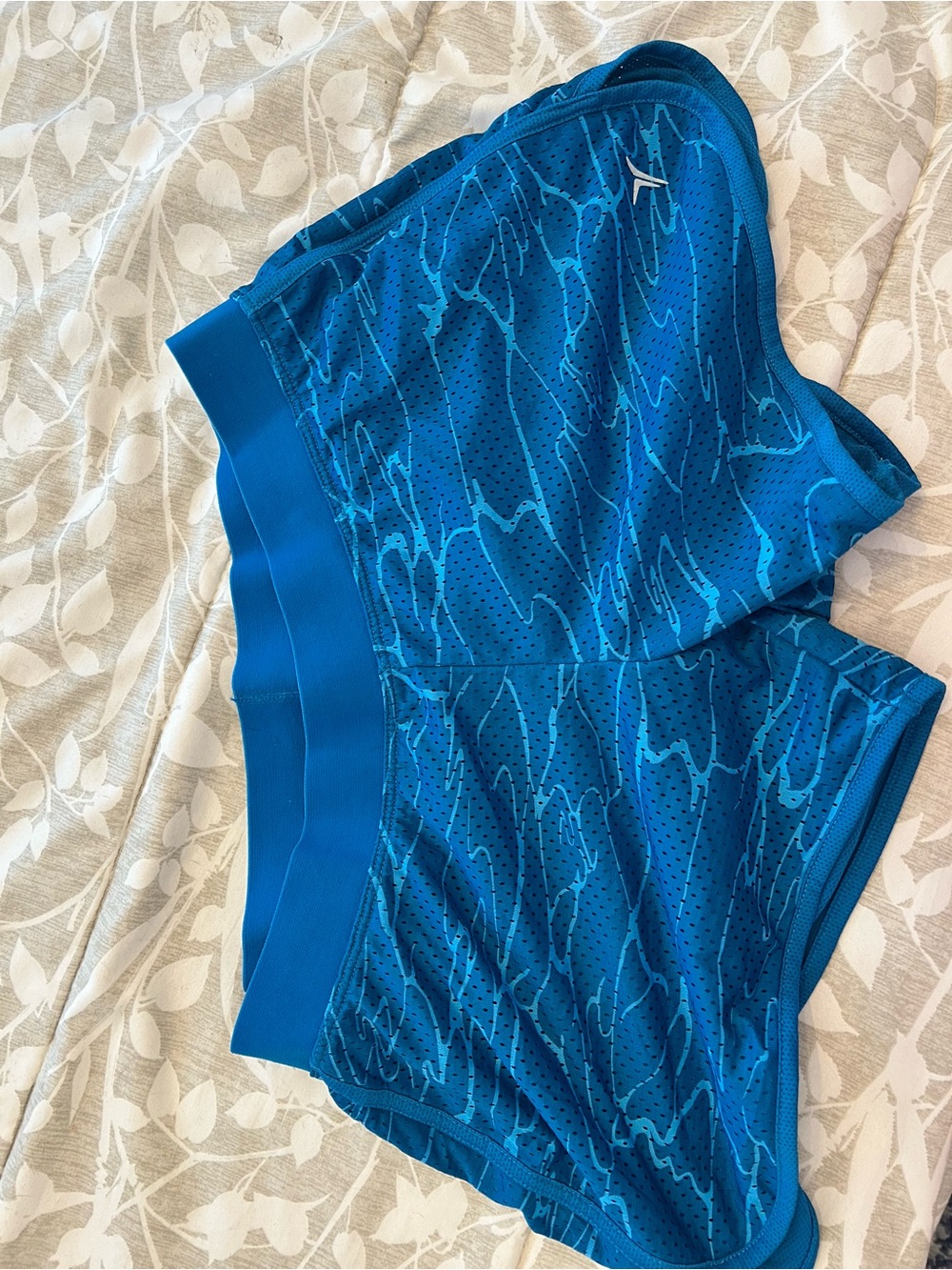 Old Navy Blue Patterned Women's Shorts